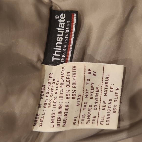 FIELD & Stream Tan Thinsulate Winter Coat - Picture 7 of 12